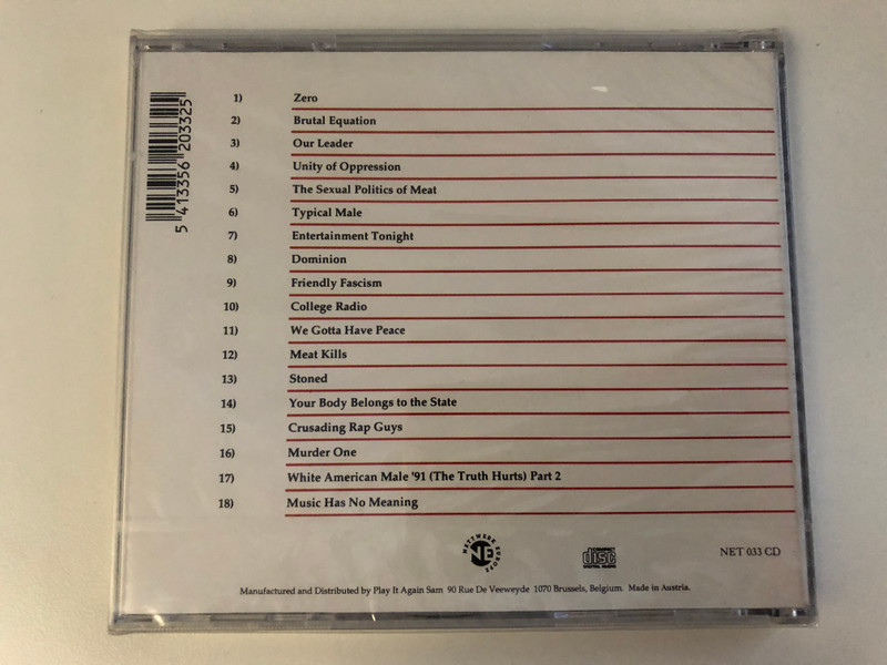 Consolidated – Friendly Fa$cism / Nettwerk Europe Audio CD / NET 033 CD (5413356203325)