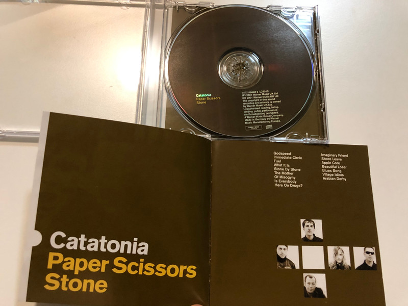 Catatonia – Paper Scissors Stone / Blanco Y Negro Audio CD 2001 / 8573 88848 2