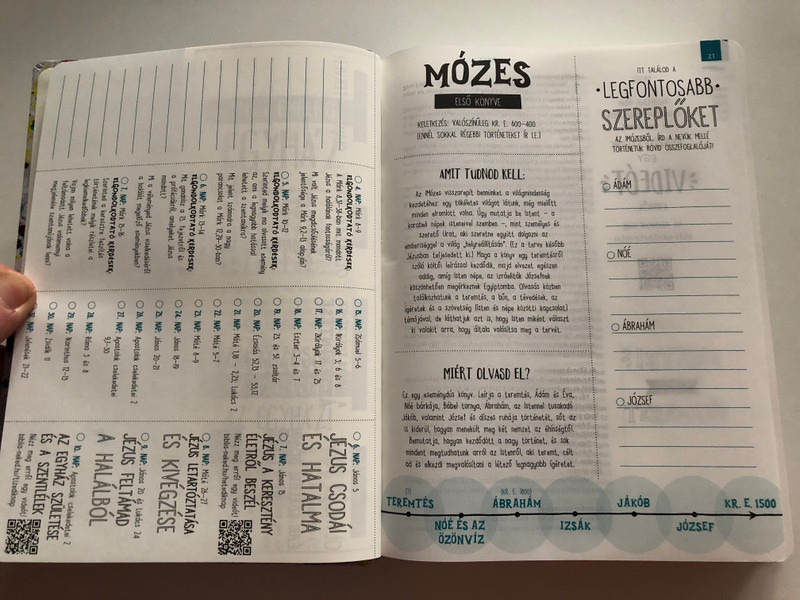 Biblia neked - Interaktív kiadás fiataloknak / Hungarian edition of Good News Bible - The Youth Edition / Hardcover / Harmat kiadó 2021 (9789632885964)