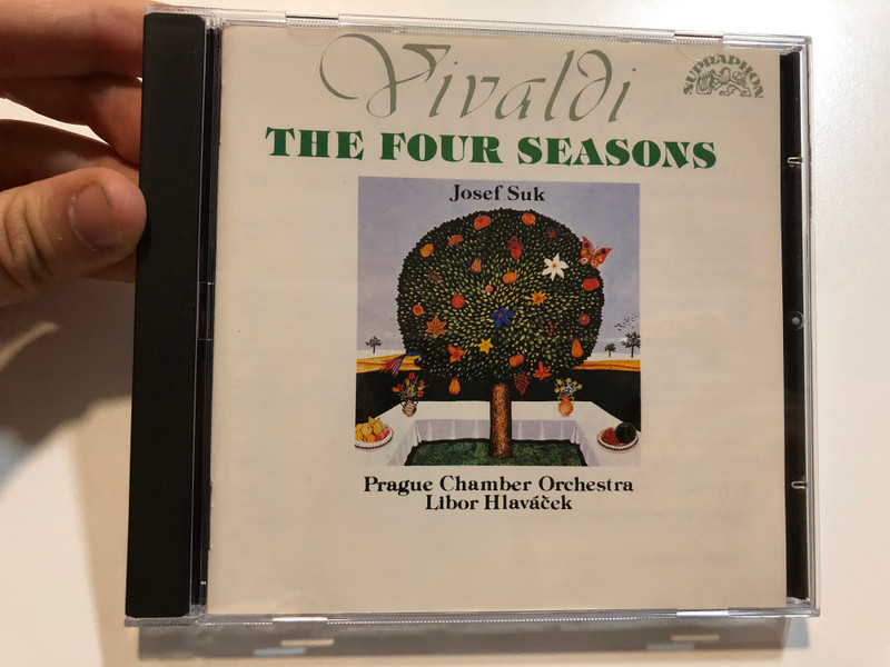 Vivaldi: The Four Seasons / Josef Suk, Prague Chamber Orchestra, Libor Hlaváček / Supraphon Audio CD 1989 Stereo / 11 0281-2 011