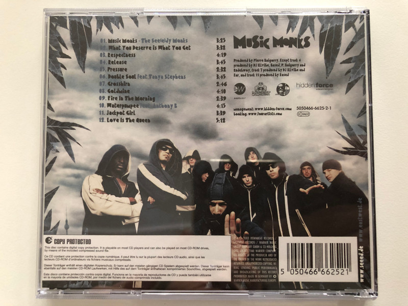 Seeed – Music Monks / Downbeat Audio CD 2003 / 5050466-6625-2-1