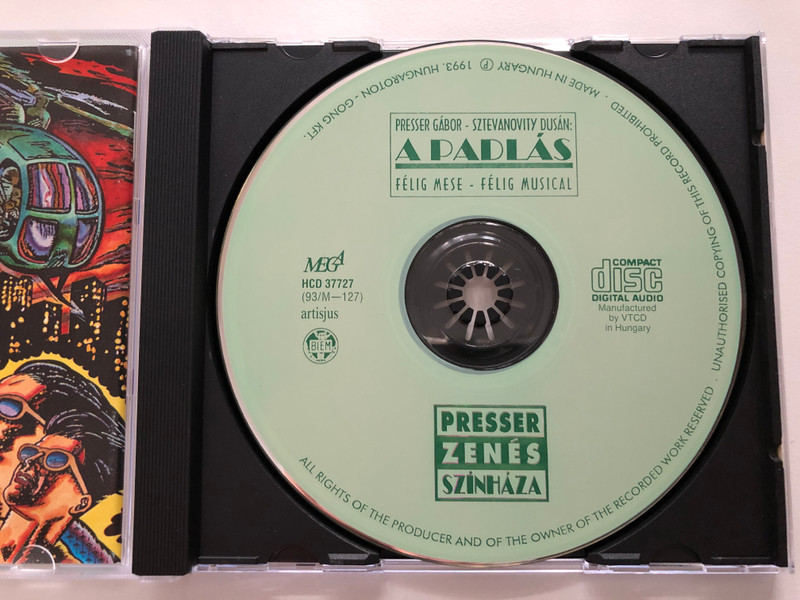 Presser GáborM Sztevanovity Dusán – A Padlás / Mega Audio CD 1993 / HCD 37727