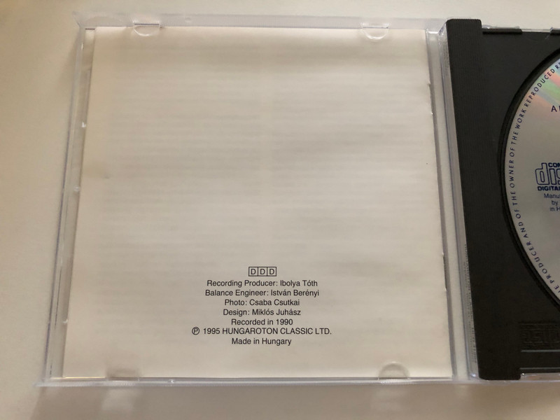 Tárogató - A Hungarian Traditional Instrument From The Rákóczi Era / Works by Ferenc Farkas, Benedetto Marcello, Arcangelo Corelli, Esprit Philippe Chedeville / Csaba Nagy - tarogato / Hungaroton Audio CD 1995 Stereo / HCD 31294