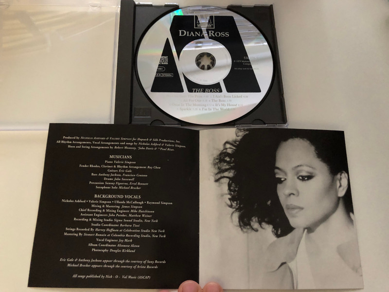 Diana Ross – The Boss / Motown Audio CD 1994 / 530 276-2