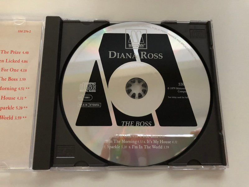 Diana Ross – The Boss / Motown Audio CD 1994 / 530 276-2