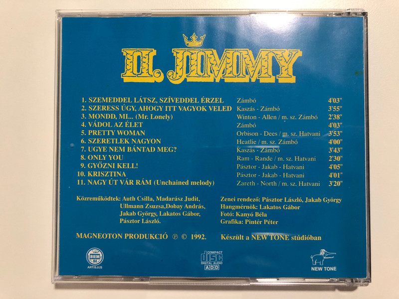 II. Jimmy / New Tone Audio CD 1992 / NTCD 021