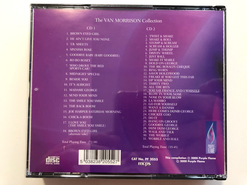 The Van Morrison Collection - Classic Performances / Purple Flame 2x Audio CD 2000 / PF 2055