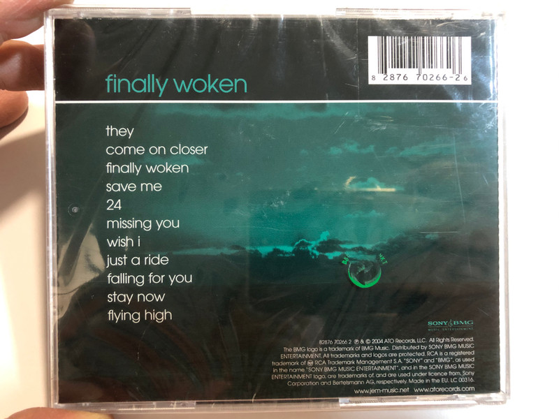 Jem – Finally Woken / Including the Hit Singles ''They'' & ''Just A Ride'' / Sony BMG Music Entertainment Audio CD 2004 / 82876 70266 2