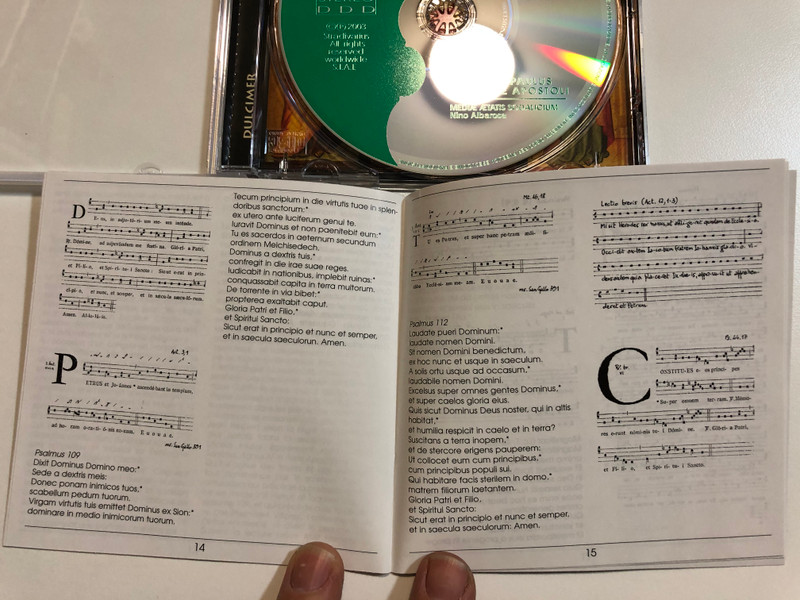 Petrus Et Paulus - Ecclesiae Apostoli / Coro Gregoriano, Mediae Aetatis Sodalicium, Nino Albarosa / Stradivarius Audio CD 2003 / STR 33600