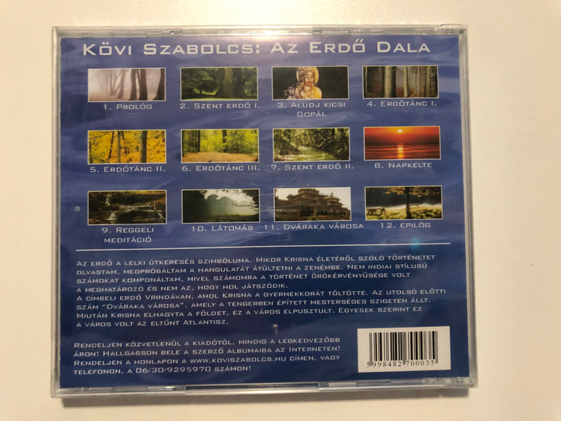 Kövi Szabolcs – Az Erdő Dala / Audio CD