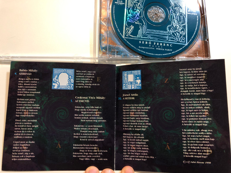 Sebő Ferenc Dalai, Hangszerelte: Nikola Parov – Szerenád / Audio CD 1998 / SF47
