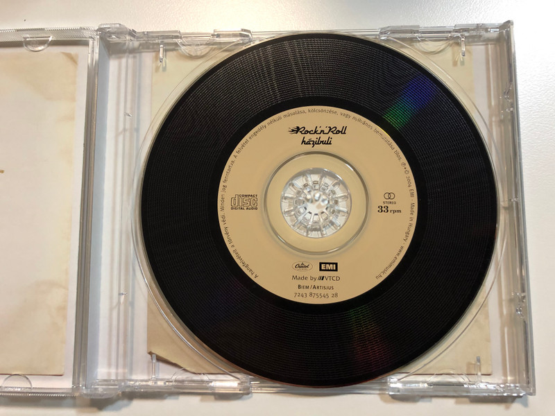 Rock'n'Roll - hazibuli / 31 slager - Fats Domino, Wanda Jackson, Dion, The Swinging Blue Jeans, Louis Prima, Gene Vincent, Eddie Cochran, Little Eva, Illes, Omega, Hungaria, ...es meg, meg, meg... / EMI Audio CD 2004 / 7243 875545 28 