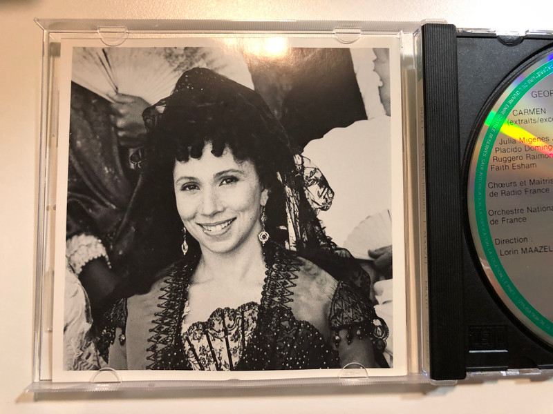 Georges Bizet - Carmen / Excepts: Julia Migenes Johnson, Placido Domingo, Ruggero Raimondi, Faith Esham / Orchestre National De France, Chœur Et Maîtrise De Radio France, Lorin Maazel / Erato Audio CD / 2292-45209-2