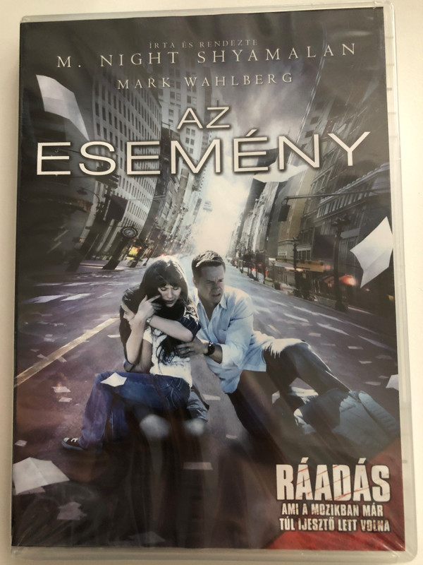 The Happening DVD 2008 Az esemény / Directed by M. Night Shyamalan / Starring: Mark Wahlberg, Zooey Deschanel, Betty Buckley (5996255727913)