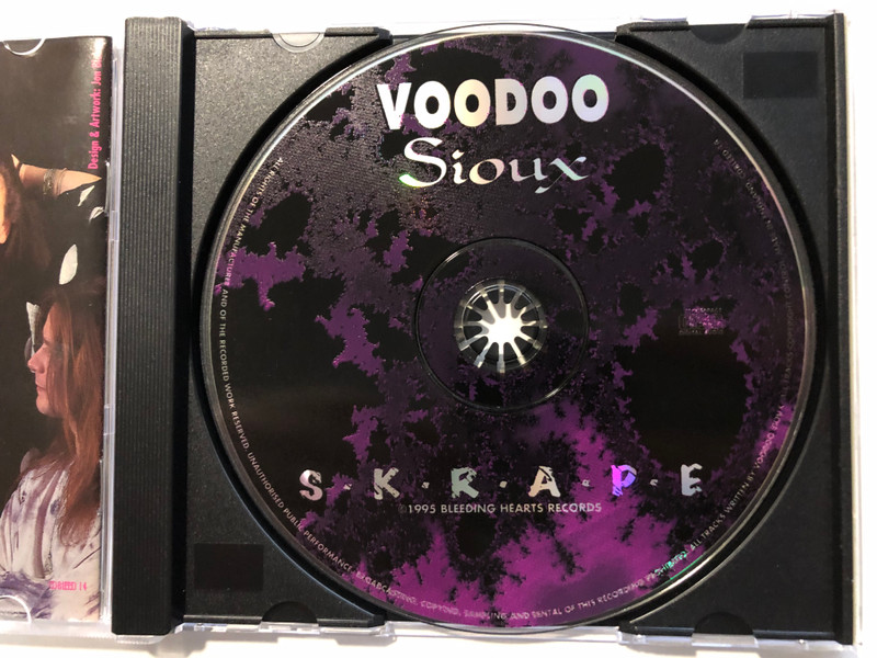 Voodoo Sioux – S.k.r.a.p.e. / Bleeding Hearts Records Audio CD 1995 / CDBLEED 14