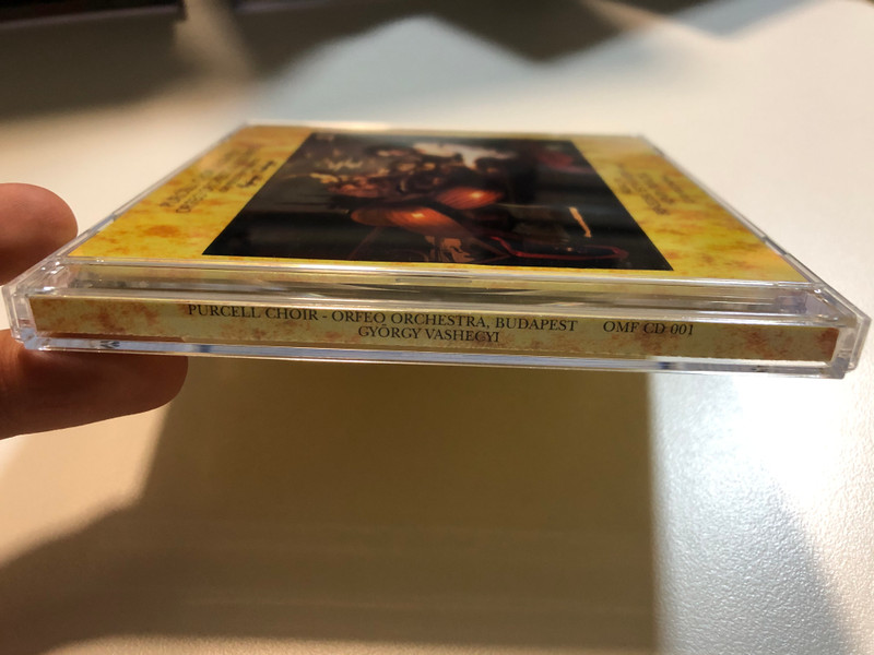 Purcell Choir Budapest, Orfeo Orchestra Budapest (On Period Instruments): György Vashegyi / Music by: Benedek Istvánffy and Henry Purcell / Live Recording / Orfeo Music Foundation 1997 Audio CD 1997 / OMF CD 001