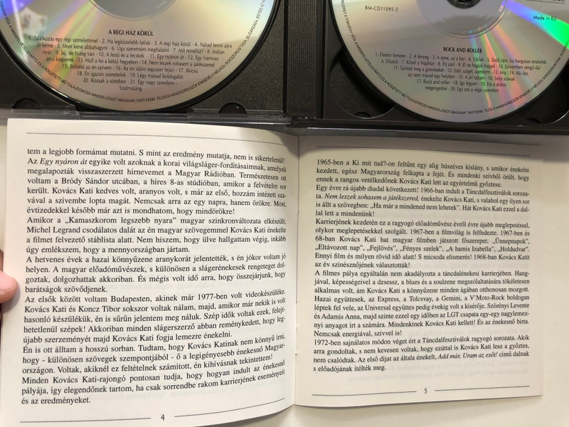 Kovács Kati – Találkozás Egy Régi Szerelemmel / Reader's Digest 4x Audio CD 2011 / RM-CD11095-1-4
