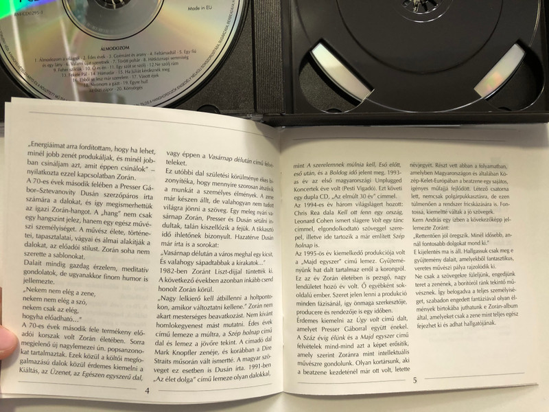 Zorán / Reader's Digest Hungary 3x Audio CD 2002 / RM-CD0295-1-3