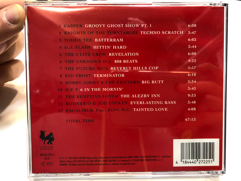 Ice-T & Posse 2 / Ice-T, The 2 Live Crew, Bobby Jimmy & The Critters, Rodney-O,  King M.C., The Egyptian Lover, and more... / Dance Factory Audio CD 1996 / DFR 02-7225-2