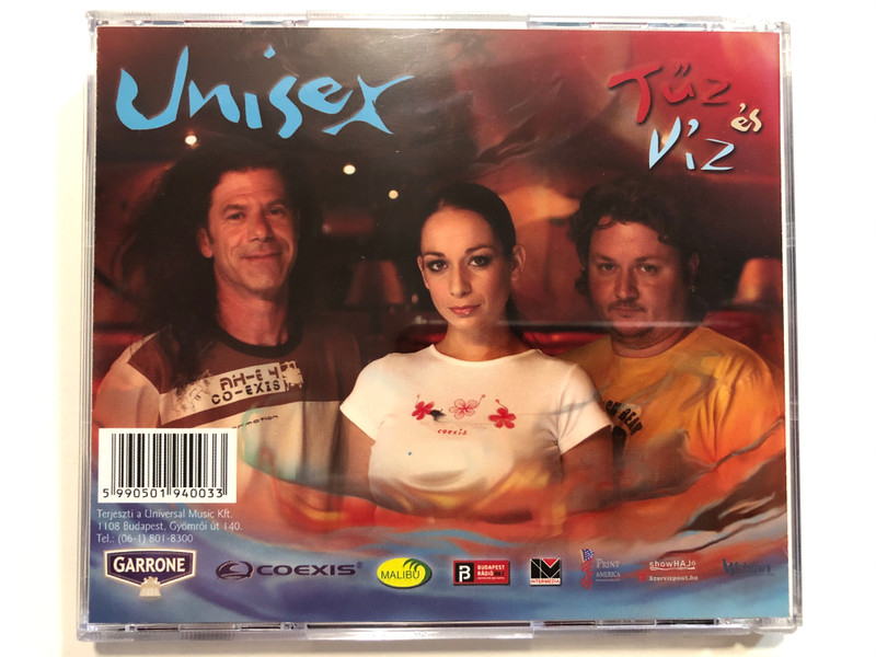 Unisex -Tűz És Víz / Audio CD 2005 / 5990501940033