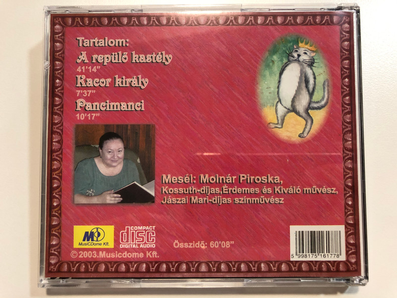 Magyar Népmesék CD - Kacor király / MCD Mesetar / Mesél: Molnár Piroska / Audio CD 2003 / 0192MCD / Hungarian Folk Tales