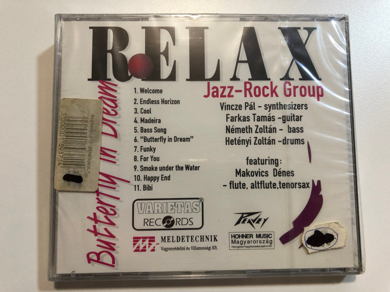 Relax – Butterfly In Dream / Varietas Records Audio CD / 3000001893714