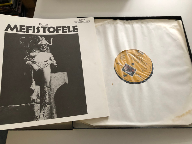 Boito: Mefistofele, Treigle: Domingo: Caballé / London Symphony Orchestra & Ambrosian Opera Chorus, Julius Rudel / EMI Records 3x LP / SLS 973