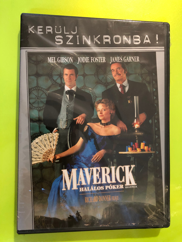 Maverick DVD 1994  Maverick - Halálos Póker - Directed by Richard Donner 