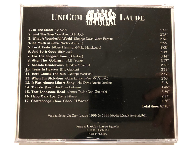 UniCum Laude / UniCum Laude Audio CD 1999 Stereo / ULCD 101