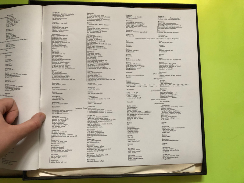 Sir John Barbirolli, Conducts Madama Butterfly / Carlo Bergonzi, Renata Scotto / Anna di Stasio, Rolando Panerai, Paolo Montarsolo, Rome Opera House Orchestra & Chorus / His Master's Voice 3x LP Stereo / SAN 184-6