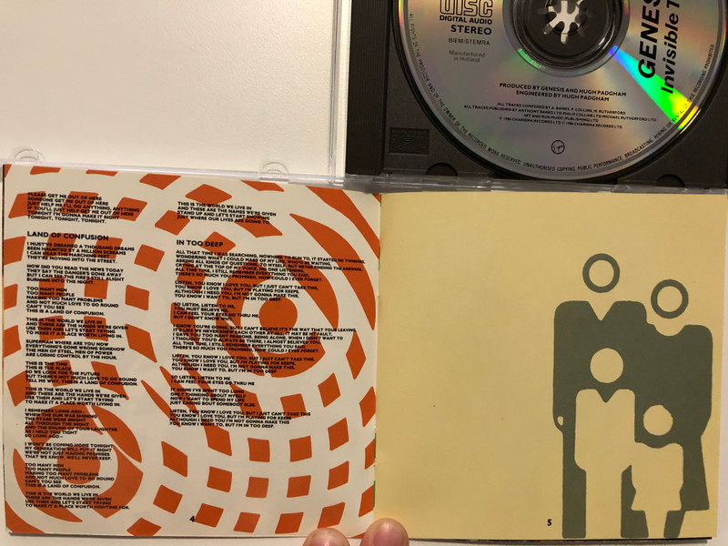 Genesis – Invisible Touch / Virgin Audio CD 1986 / GEN CD2