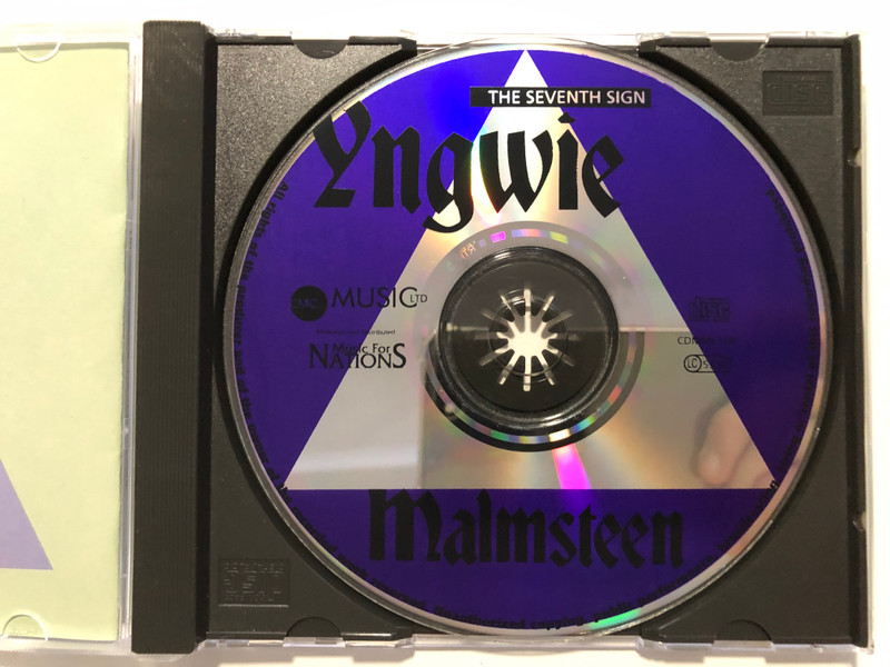 Yngwie Malmsteen – The Seventh Sign / Music For Nations Audio CD 1994 / CDMFN 158