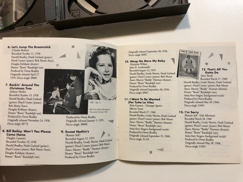 Brenda Lee – Anthology 1956-1980 / The Definitive Brenda Lee Collection 40 Songs on Two Compact Discs. Contains all of her Top 20 Pop Hits. / Contains 1 Hour 45 Minutes of music / MCA Records 2x Audio CD 1991 / MCD 10384