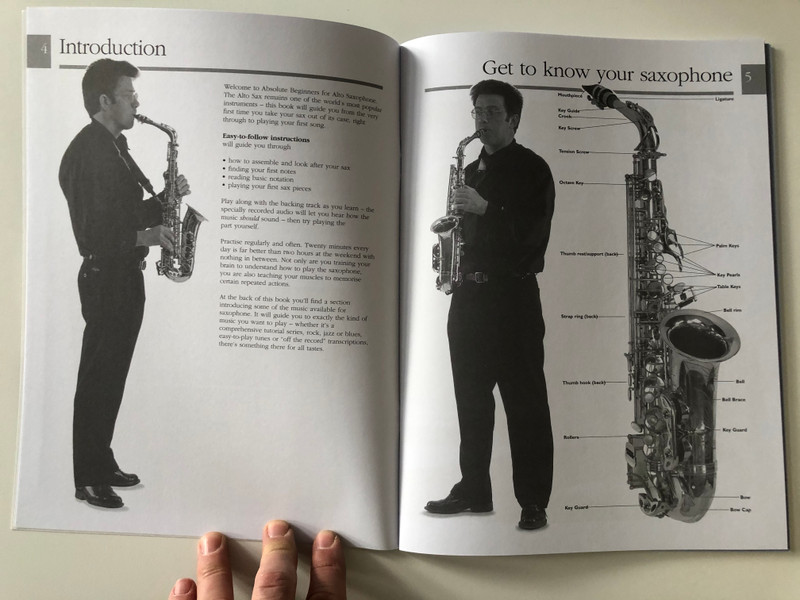 Absolute Beginners Alto Saxophone / The Complete Picture guide to playing alto sax / Arranged by Steve Tayton / Hal-Leonard 2020 / Paperback (9781785580529)