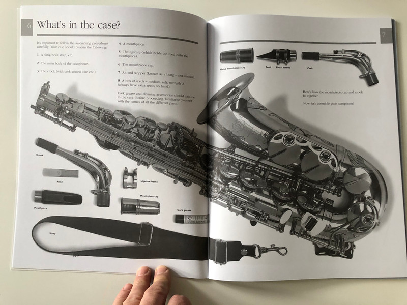 Absolute Beginners Alto Saxophone / The Complete Picture guide to playing alto sax / Arranged by Steve Tayton / Hal-Leonard 2020 / Paperback (9781785580529)