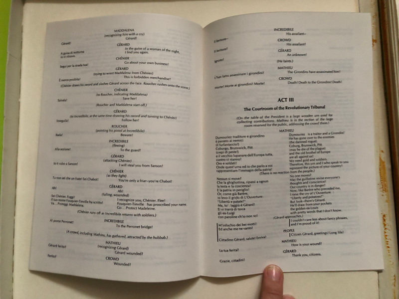 Giordano: Andrea Chénier / Placido Domingo, Renata Scotto, Sherrill Milnes / James Levine, National Philharmonic Orchestra / RCA 3x LP 1984 Stereo / VLS 45767 (3)