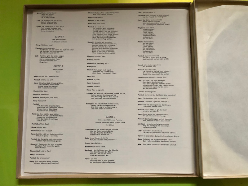 Flotow: Martha / Anneliese Rothenberger, Brigitte Fassbaender, Nicolai Gedda, Hermann Prey, Dieter Weller, Hans Georg Knoblich / Chor der Bayerischen Staatsoper Munchen, Bayerisches Staatsorchester / His Master's Voice 2x LP Stereo / 29 0938 3