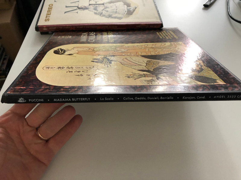 Maria Callas - Puccini - Madama Butterfly / Nicolai Gedda, Luisa Villa, Mario Borriello, La Scala Orchestra and Chorus, Von Karajan / Angel Records 3x LP / ANGEL 3523 C/L 