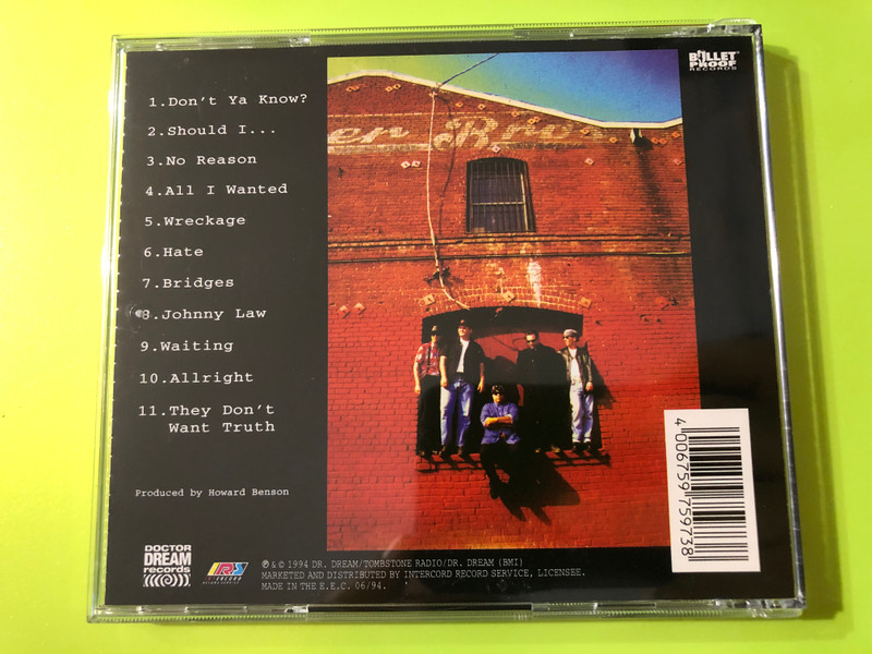 Cadillac Tramps – It's Allright / Intercord Record Service Audio CD 1994 / IRS 975.973