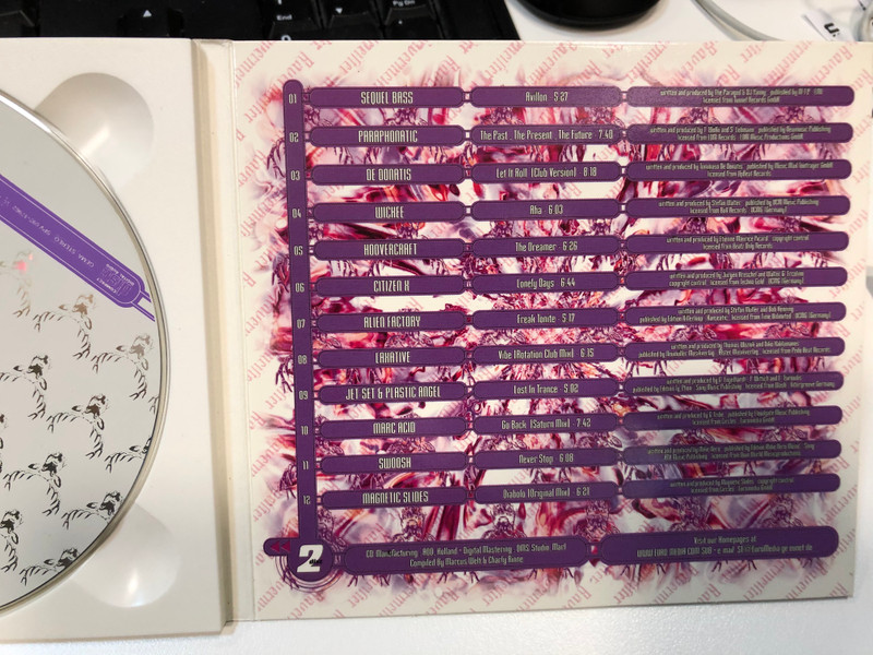 Ravermeister Volume 9 / Liquid Record, Drizzly Records, Dance Paradise, Tunnel, Fog Area, Reef, Wash, Own World Musicproductions, E.D.M., Time Unlimited, Beatz Only, Upbeat, Chemo / Sub Terranean 2x Audio CD 1998 / SPV 092-47962