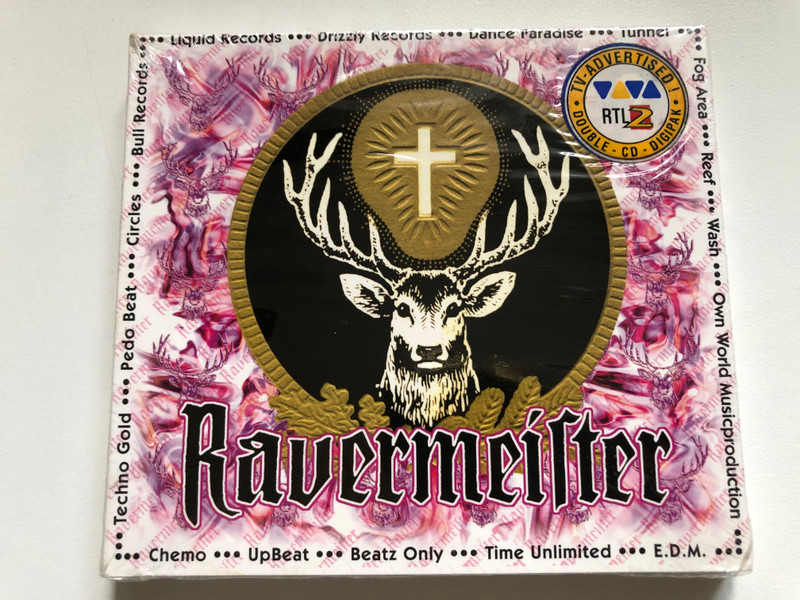 Ravermeister Volume 9 / Liquid Record, Drizzly Records, Dance Paradise, Tunnel, Fog Area, Reef, Wash, Own World Musicproductions, E.D.M., Time Unlimited, Beatz Only, Upbeat, Chemo / Sub Terranean 2x Audio CD 1998 / SPV 092-47962