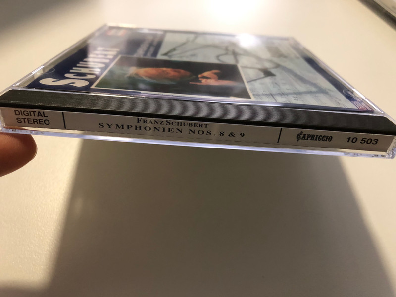 Schubert: Symphonien Nos. 8 & 9 ''Unvollendete, Unfinished, Inachevee'' / Sándor Végh, Camerata Academica Salzburg / Capriccio Audio CD 1994 Stereo / 10 503