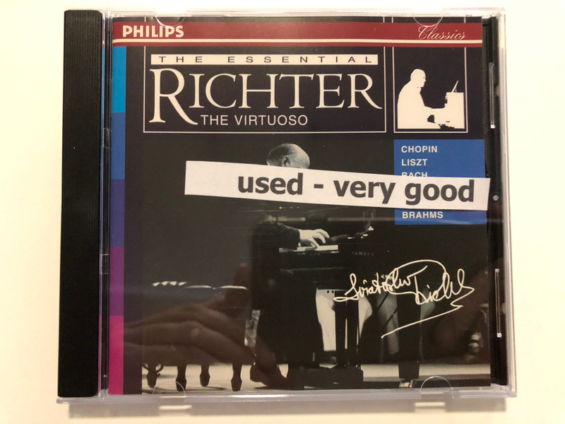 The Essential Richter (The Virtuoso) / Chopin, Liszt, Bach, Schumann, Weber, Brahms / Philips Classics Audio CD 1996 / 454 168-2