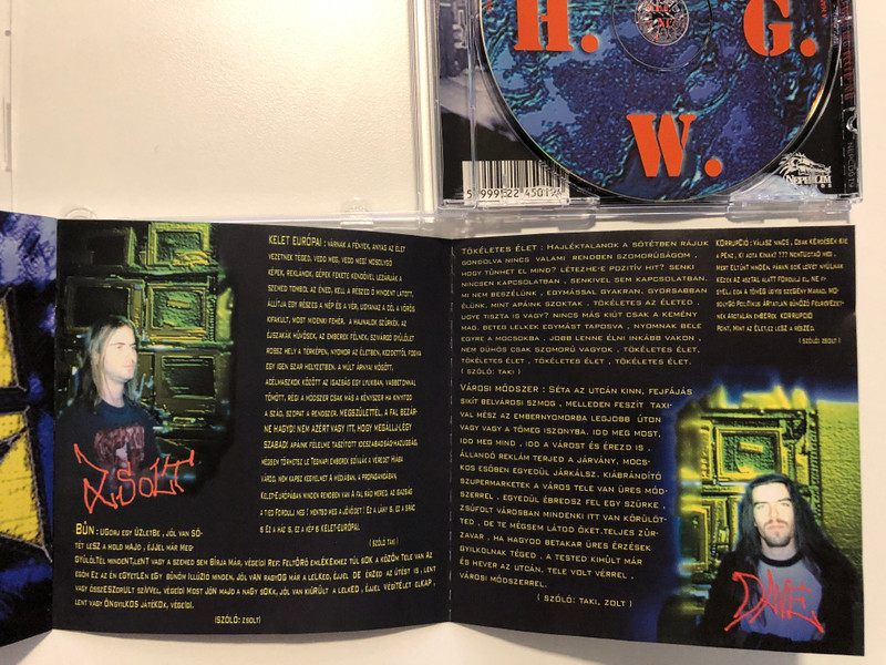 H.W.G. – Kelet Európai / Nephilim Records Audio CD 2000 / NEPCD019