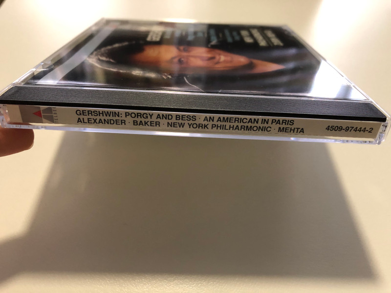 Gershwin - An American in Paris, Porgy and Bess Suite, Cuban Ouverture / Roberta Alexander, Gregg Baker / New York Philharmonic, Zubin Mehta / Teldec Audio CD 1991 Stereo / 4509-97444-2
