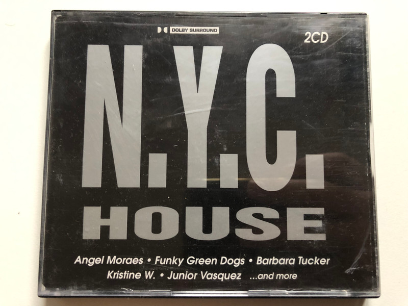 N.Y.C. House / Angel Moraes, Funky Green Dogs, Barbara Tucker, Kristine W., Junior Vasquez, and more / ZYX Music 2x Audio CD 1997 / ZYX 81105-2