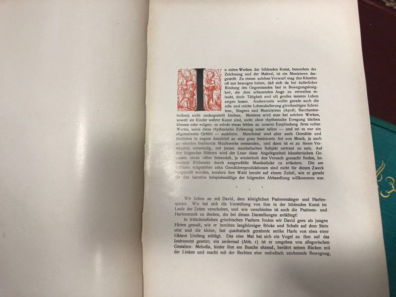 Musikaliche Bilder by Rudolf Wustmann / Verlag von E.A. Seemann 1907 / Mit 10 tafeln nebst notenbeispielen und 25 abbildungen im text / Hardcover (4230786630207)