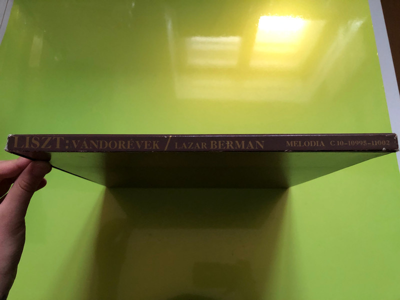 Liszt - Vándorévek, Années De Pèlerinage / Lazar Berman / Мелодия 4x LP Stereo / C 10-10995-11002