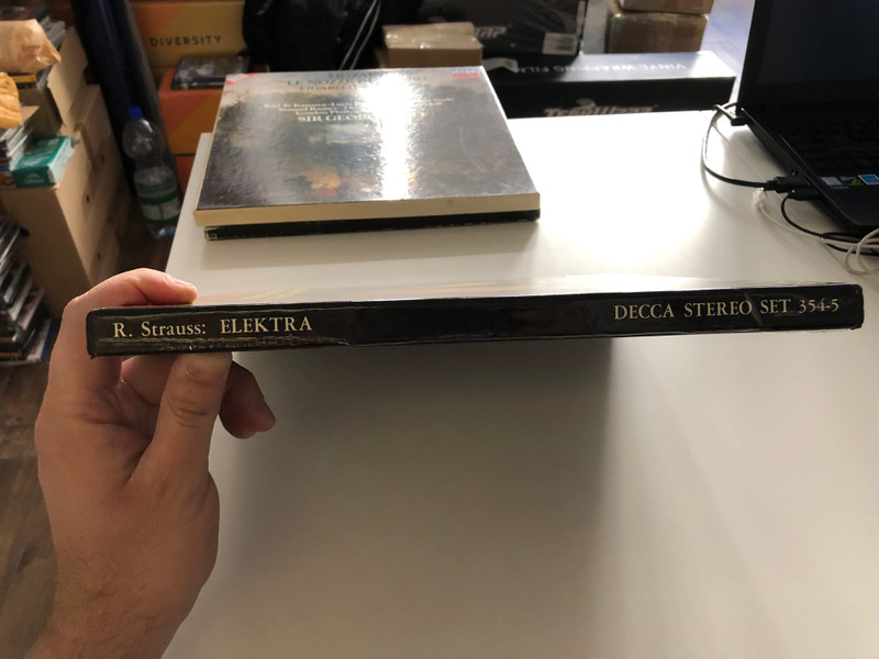 Elektra - Richard Strauss / Nilsson, Resnik, Collier, Krause / Solti, Vienna Philharmonic / Decca 2x LP Stereo / SET 354-5