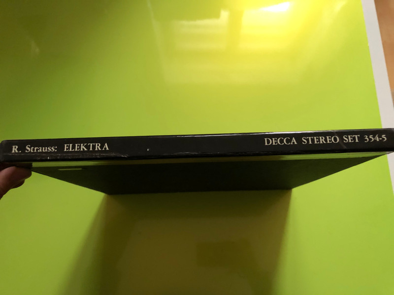Elektra - Richard Strauss / Nilsson, Resnik, Collier, Krause / Solti, Vienna Philharmonic / Decca 2x LP Stereo / SET 354-5